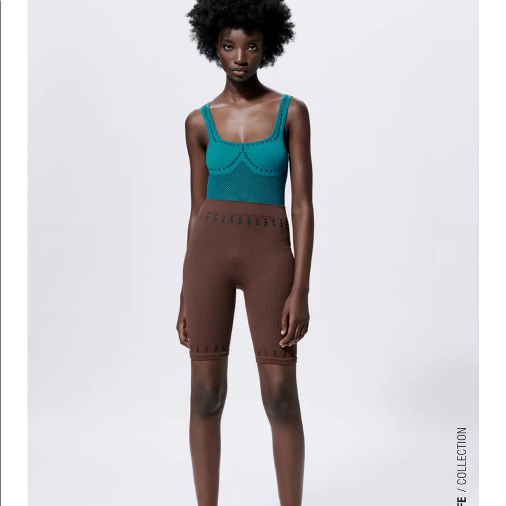 Seamless perforate bodysuit